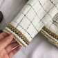 Small fragrant clothes, suit coat, versatile tweed, thin  1643
