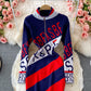 Slim and slim letter printed buttock dress  2911