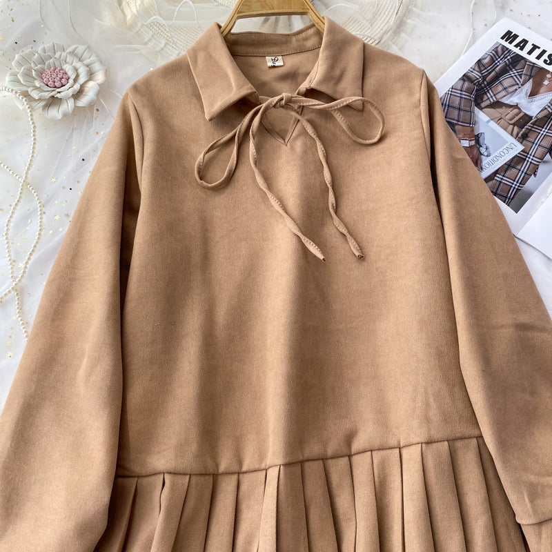 Loose belly covering pleated skirt age reducing doll skirt  3092
