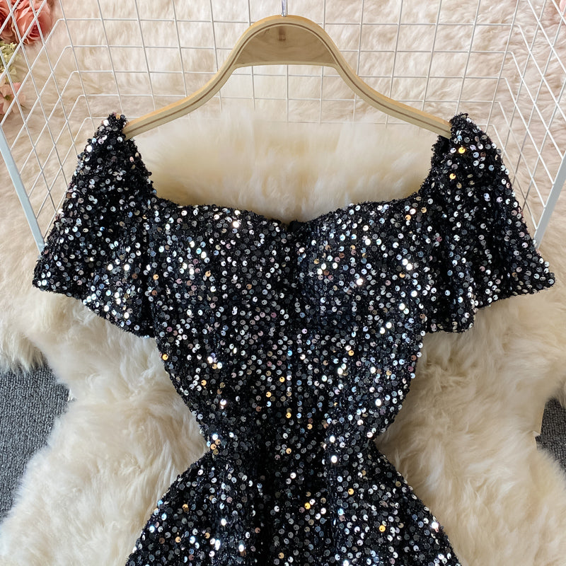 Light luxury high-end dress sequins  2899