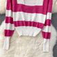 Langärmliger Pullover mit Retro-Streifen im Hongkong-Stil Pullover Sweater 1627