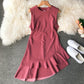 Irregular skirt Ruffle Dress  3024