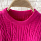 Irregular sleeveless vest knitted dress  2712