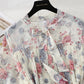 New women's slim skirt pleated fungus floral skirt  2166