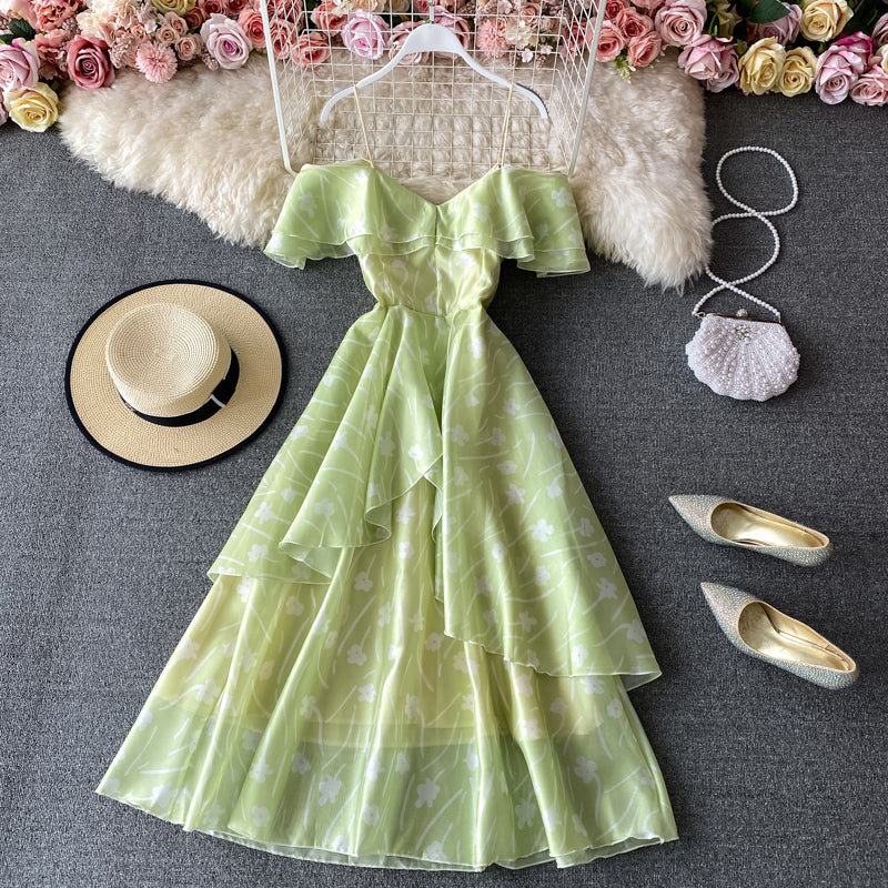 Off shoulder strapless dress  3409