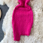 Irregular sleeveless vest knitted dress  2712