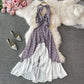 Gentle wind, first love, ruffle edge, waist closed, large skirt  3056