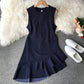 Irregular skirt Ruffle Dress  3024