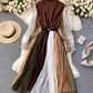 Stylish long sleeve dress shirt dress  1311