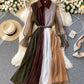 Stylish long sleeve dress shirt dress  1311