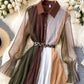Stylish long sleeve dress shirt dress  1311