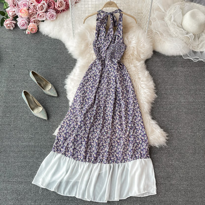 Gentle wind, first love, ruffle edge, waist closed, large skirt  3056