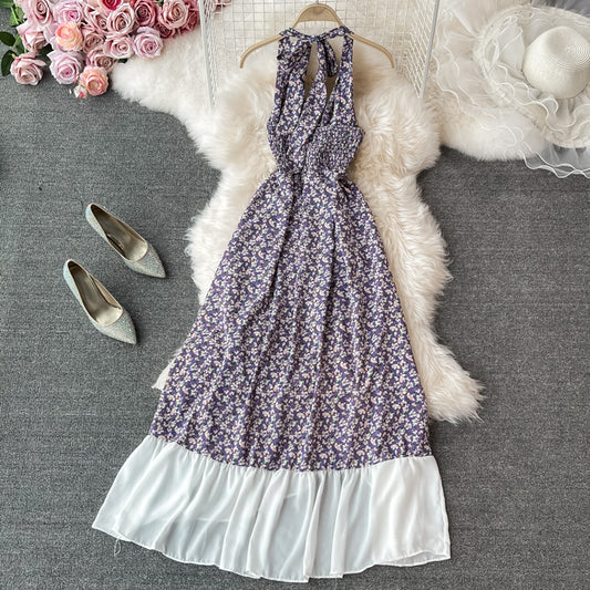 Gentle wind, first love, ruffle edge, waist closed, large skirt  3056