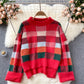 Pullover im Hongkong-Stil Retro-japanischer fauler Pullover 1622