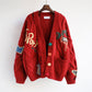 Lazy cardigans, loose knitwear fall sweaters  1443