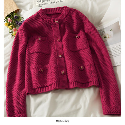 Sweater female Korean slim long sleeved sweater 1790
