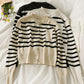 Sweater crew neck single breasted cardigan  1954