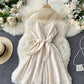 Cute v neck short dress A line fashion dress  1320