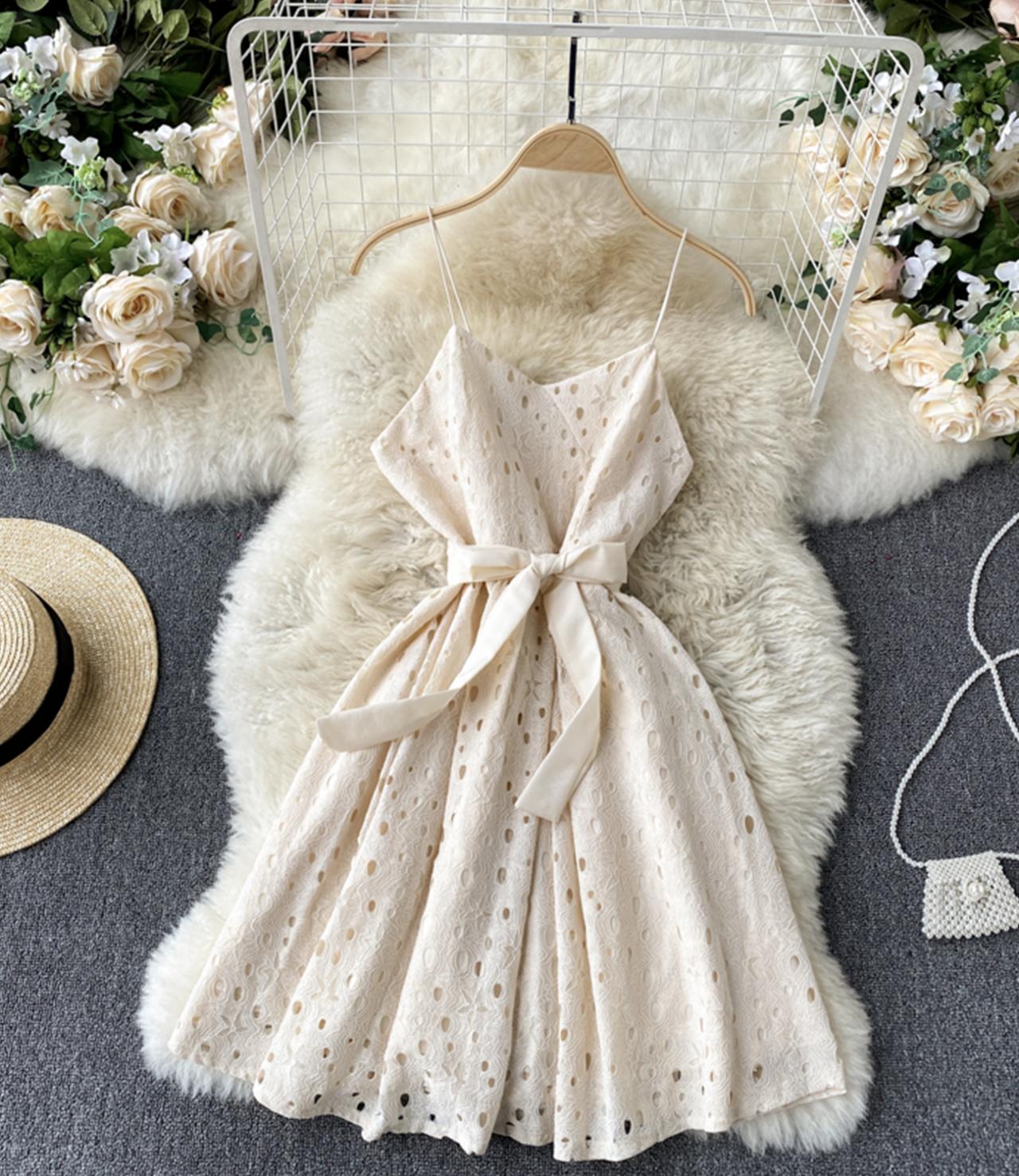Cute v neck short dress A line fashion dress  1320