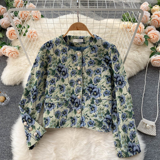Vintage small fragrance tweed coat  1560