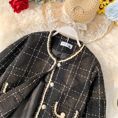Fashion small fragrant clothes short coat cardigan women  1630