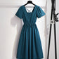 A line cross strap summer dress women's dress  1325