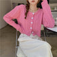 New, soft sweater, loose, languid twist cardigans  1431