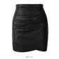 A-Linien-Rock Damen Herbstkleid Anti-Rutsch-Hüftwickelrock 2497