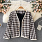 Qianniaoge small fragrance short versatile coat women's fashion  1543