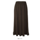Slim Plaid Knit Skirt, versatile Ruffle A-line skirt  2608