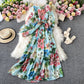 Temperament chiffon dress long sleeve  3280