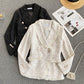Early autumn retro small fragrant wind tweed coat  1554