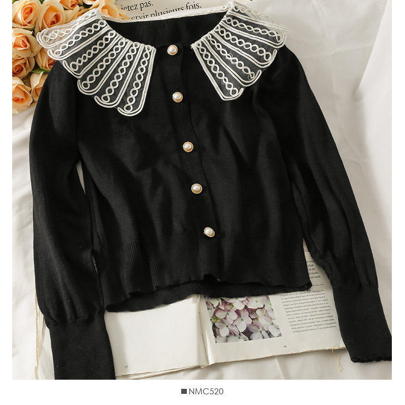 Women's autumn loose and thin long sleeved cardigan sweater  1781