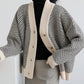 Vintage cardigans, striped slouches, baggy coats, chunky sweaters  1437