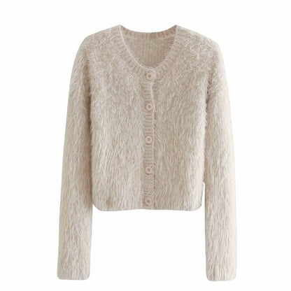 autumn row buttoned-down women's cardigan  1365