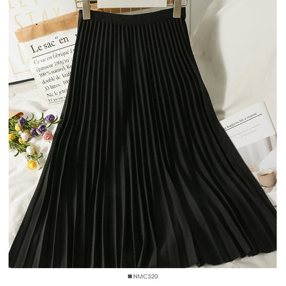 Retro High Waist slim versatile skirt  2557