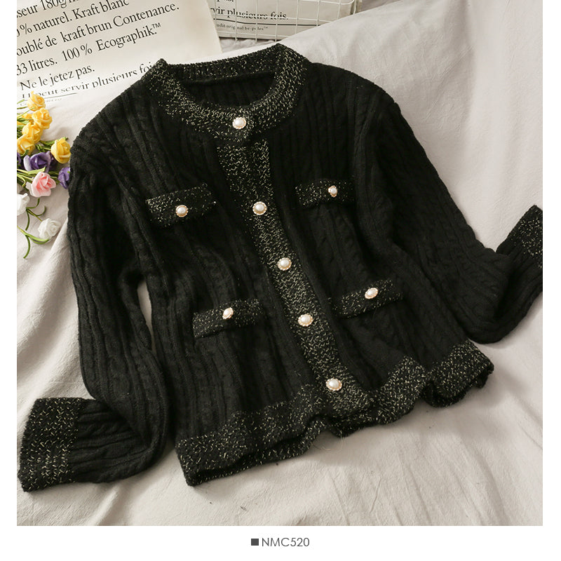 Sweater women's autumn linen long sleeve sweater  1734