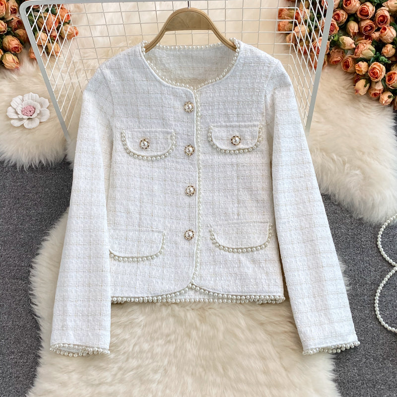 Short coat women's autumn and winter new Korean version casual and versatile  1652
