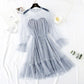 Popular wisdom smoked French Platycodon grandiflorum French bottom mesh skirt  2141