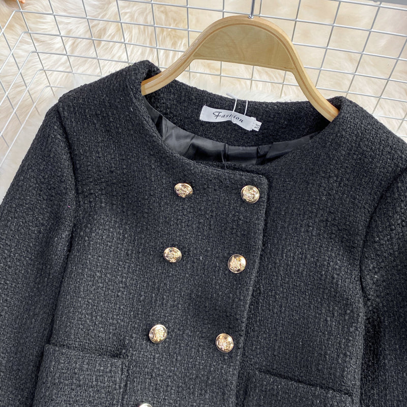 Small fragrance coat women's new short style temperament  1640
