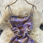 Sanftes Wind-Fee-Flor-Hüftkleid mit Sling-Wrap-Ausschnitt 3329