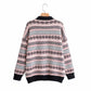 Pull ample à col roulé pour femme 1359