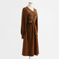 Dress stitched knit bottomed skirt retro lady temperament medium length skirt  2343