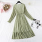 French retro Floral Dress Chiffon Dress fairy super fairy series  2376