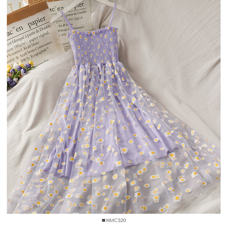 Robe à bretelles en maille Super Fairy Daisy 2679
