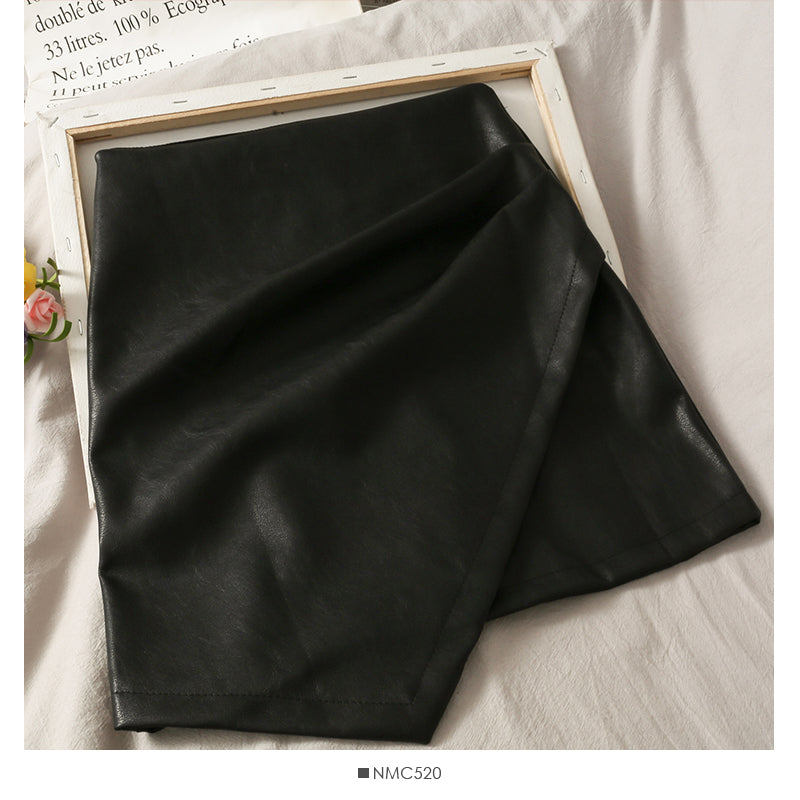 Women's small pleated Hip Wrap Skirt  2667
