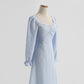 French white first love sweet temperament dress  2156