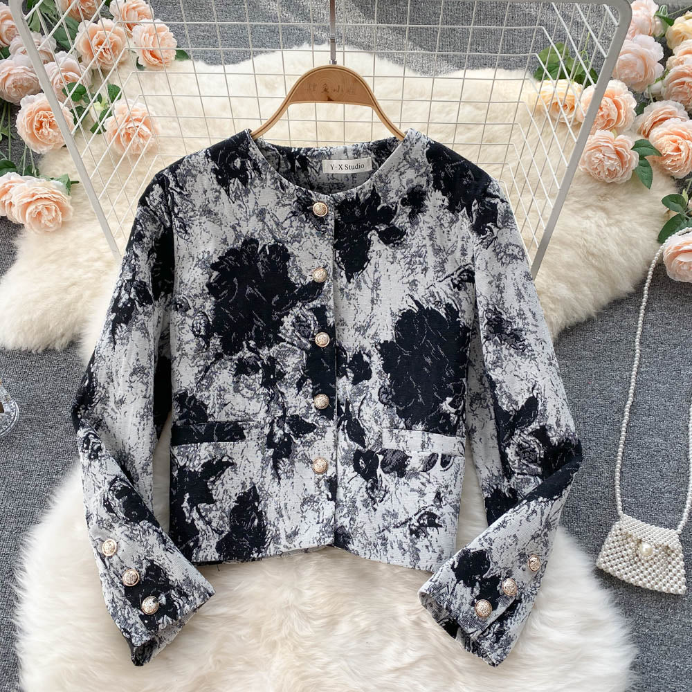 Vintage small fragrance tweed coat  1560