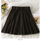 Waist slim knit A-line skirt women's versatile short skirt  2502