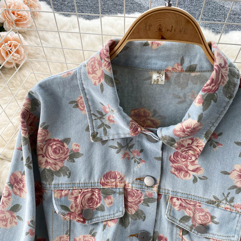 Veste en jean Veste polyvalente pour femme Top 1495